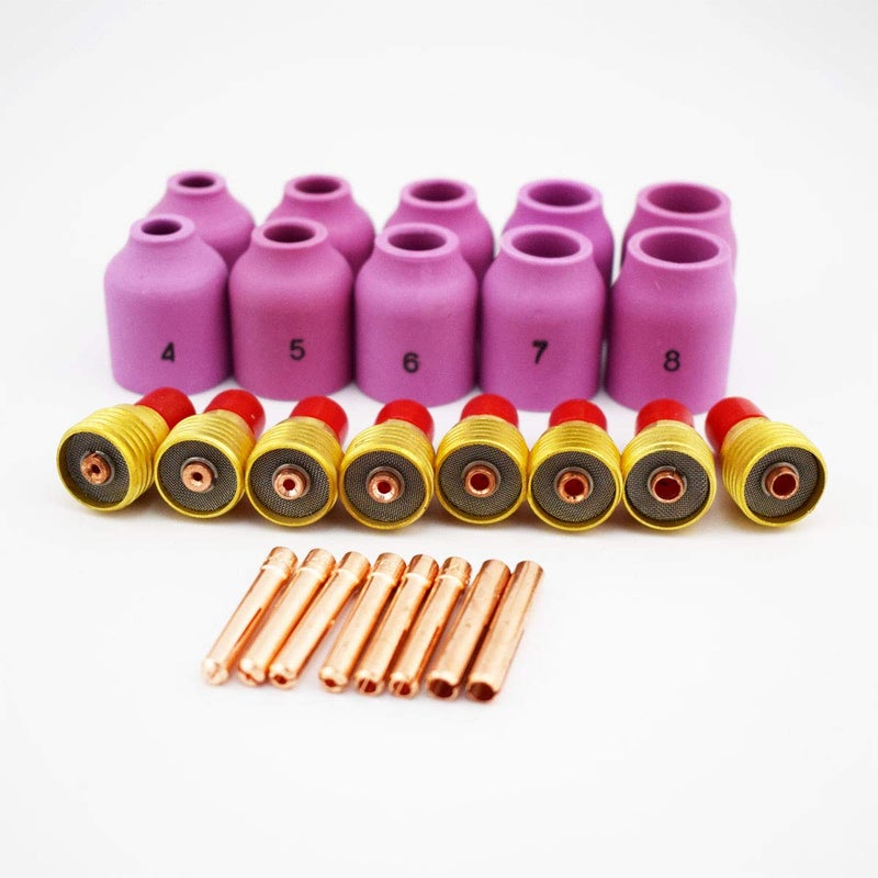 BWP B.W.P 55PCS Consumables Kit For WP-9 WP-20 WP-25 Series TIG Welding Torch 13N 53N Nozzles - Image 2